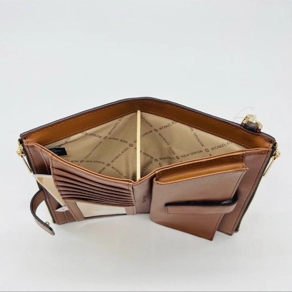 Michael Kors Large Double Zip Wallet Wristlet - Picture 8 of 11